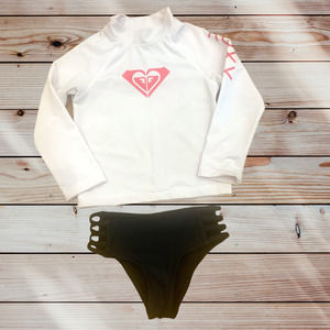 ⭐️ ROXY ⭐️ // TODDLER GIRL RASH GUARD // 2T